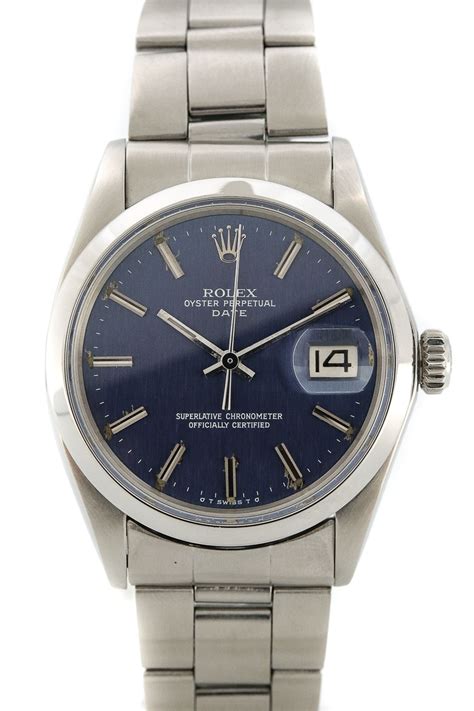 rolex date 1500 blue|Rolex datejust 1500.